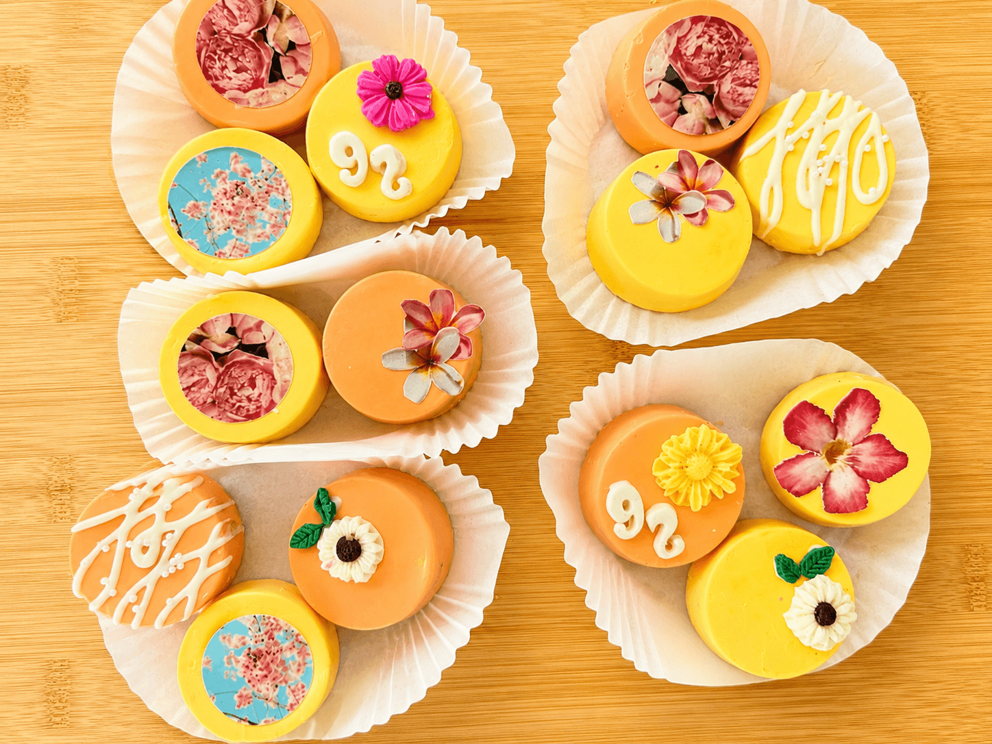 Personalized edible image dipped Oreos